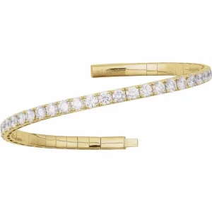 diamond bangle yellow