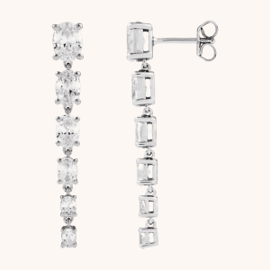 14K Gold Lab-Grown Diamond Earrings