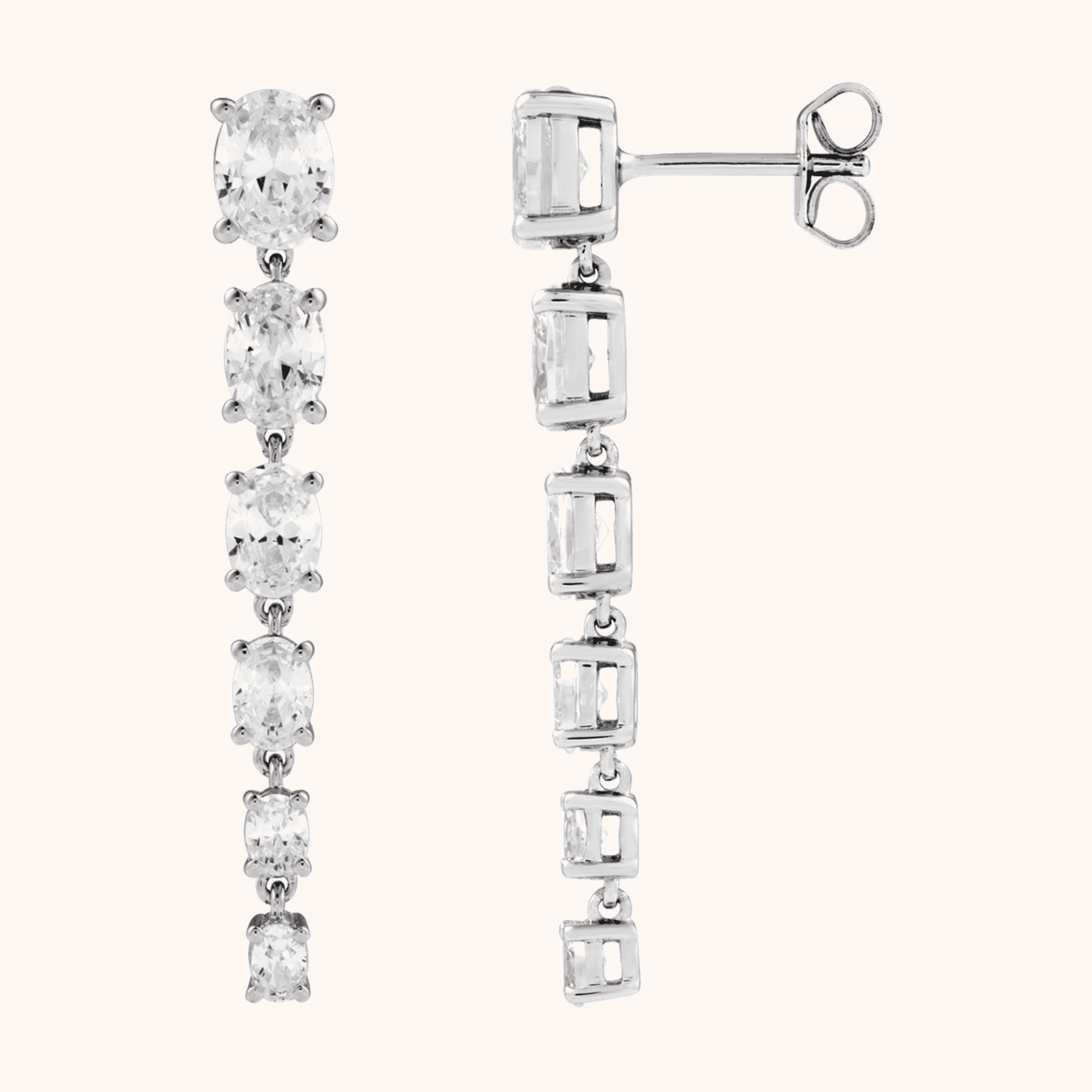 14K Gold Lab-Grown Diamond Earrings
