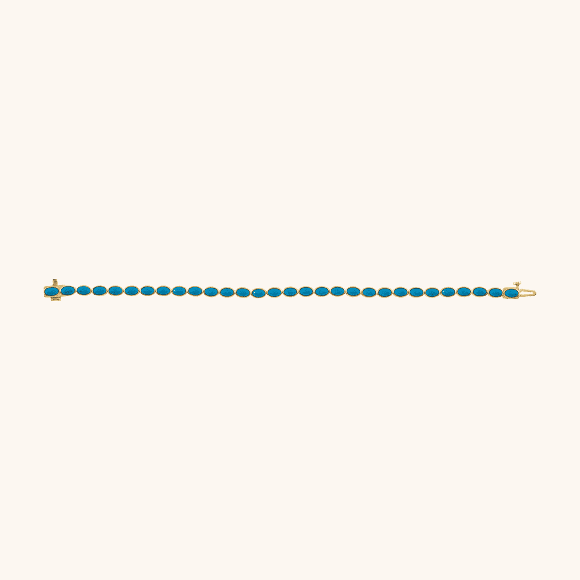 Elegant Gold and Blue Bracelet