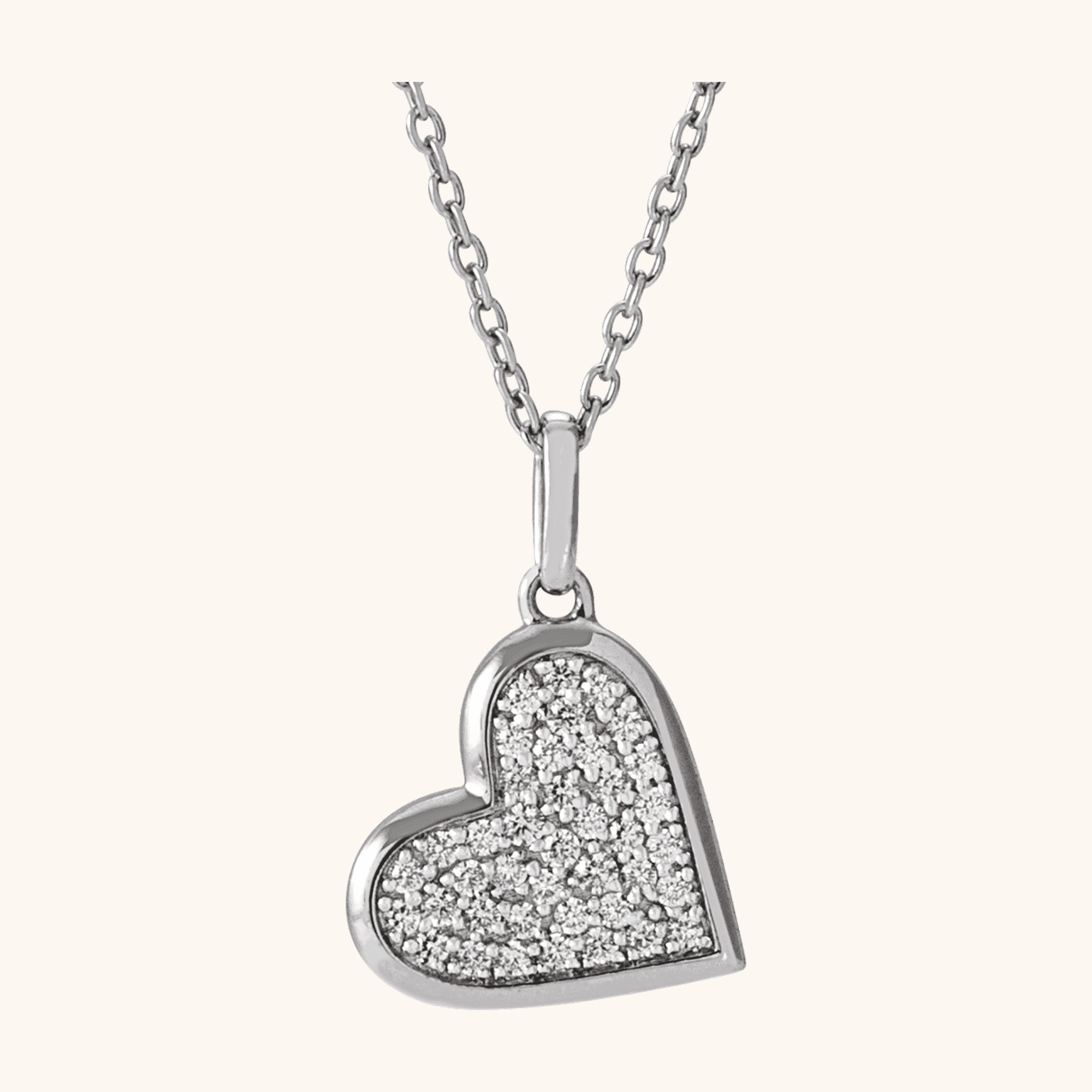 14K Gold Diamond Heart Pendant – Elegant Gold Jewelry Gift - Image 2