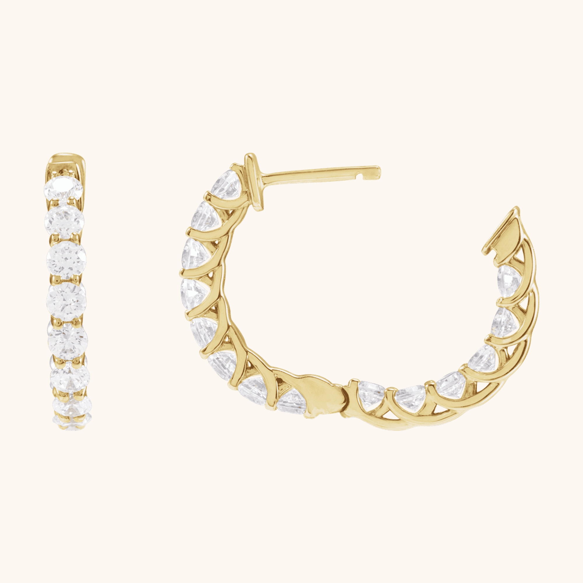 Hoop Earrings YELLOW