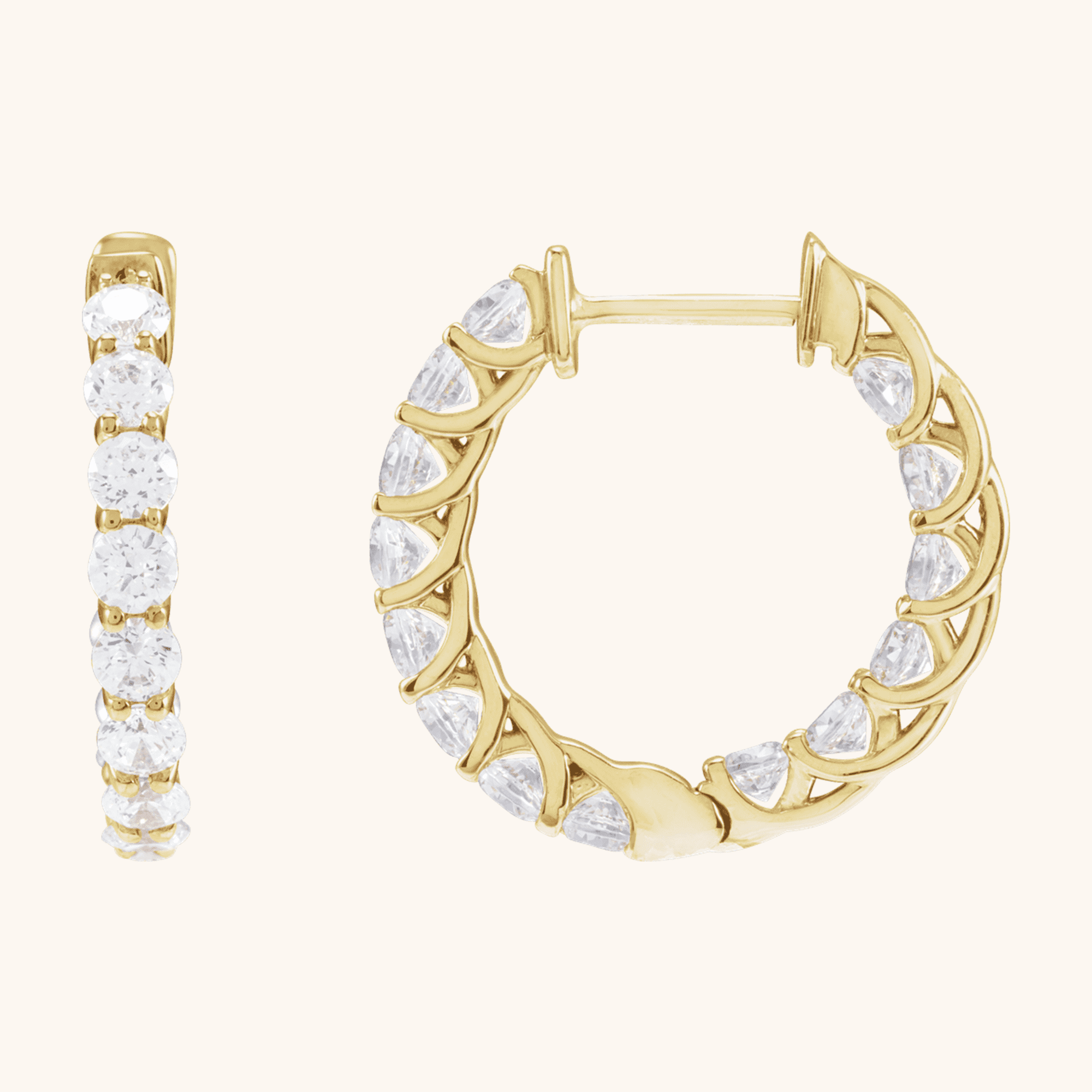 Hoop Earrings YELLOW