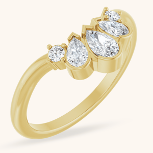 Natural Diamond Contour Band