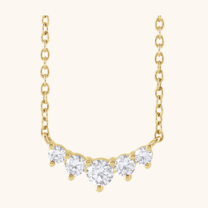 Diamond Necklace in 14K Yellow Gold