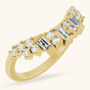 14K Yellow Gold engagement ring