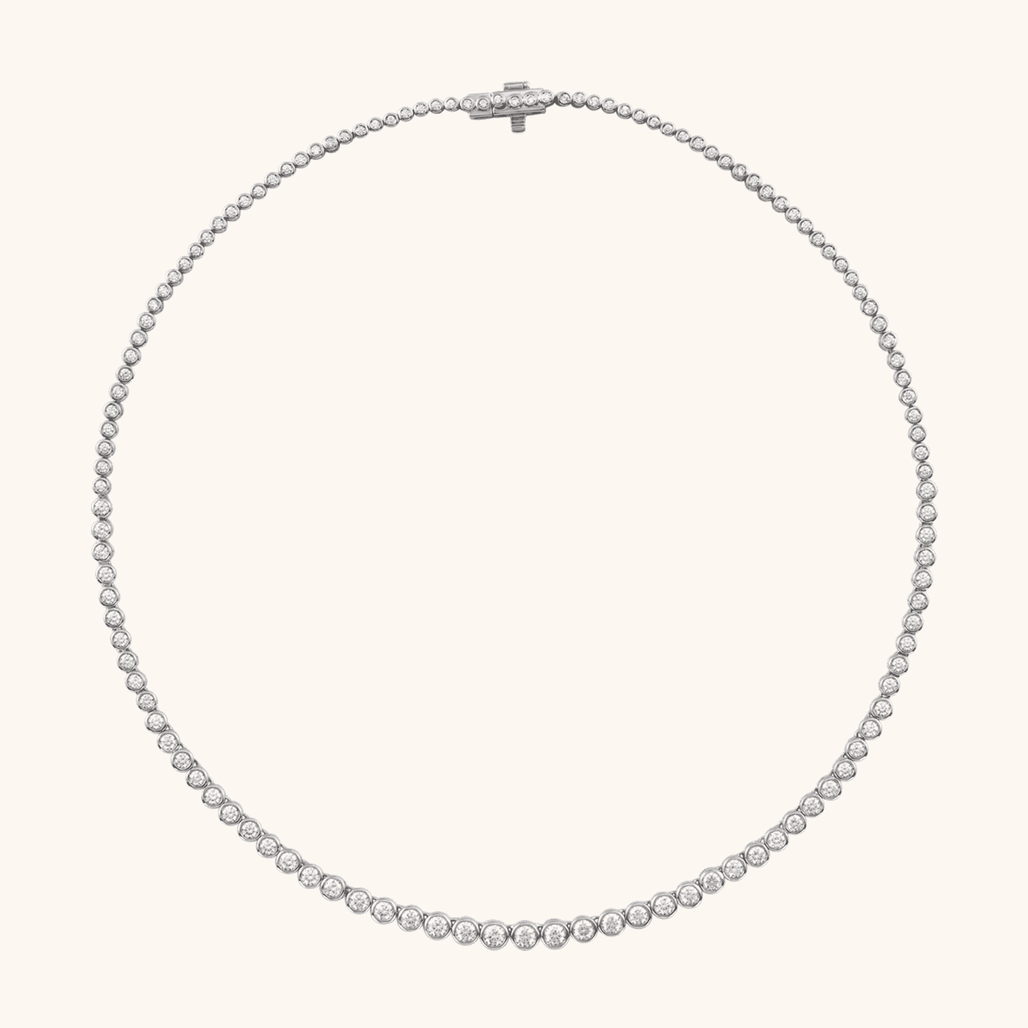 16 Inch Lab-Grown Diamond Tennis Necklace