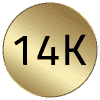 14K Yellow Gold