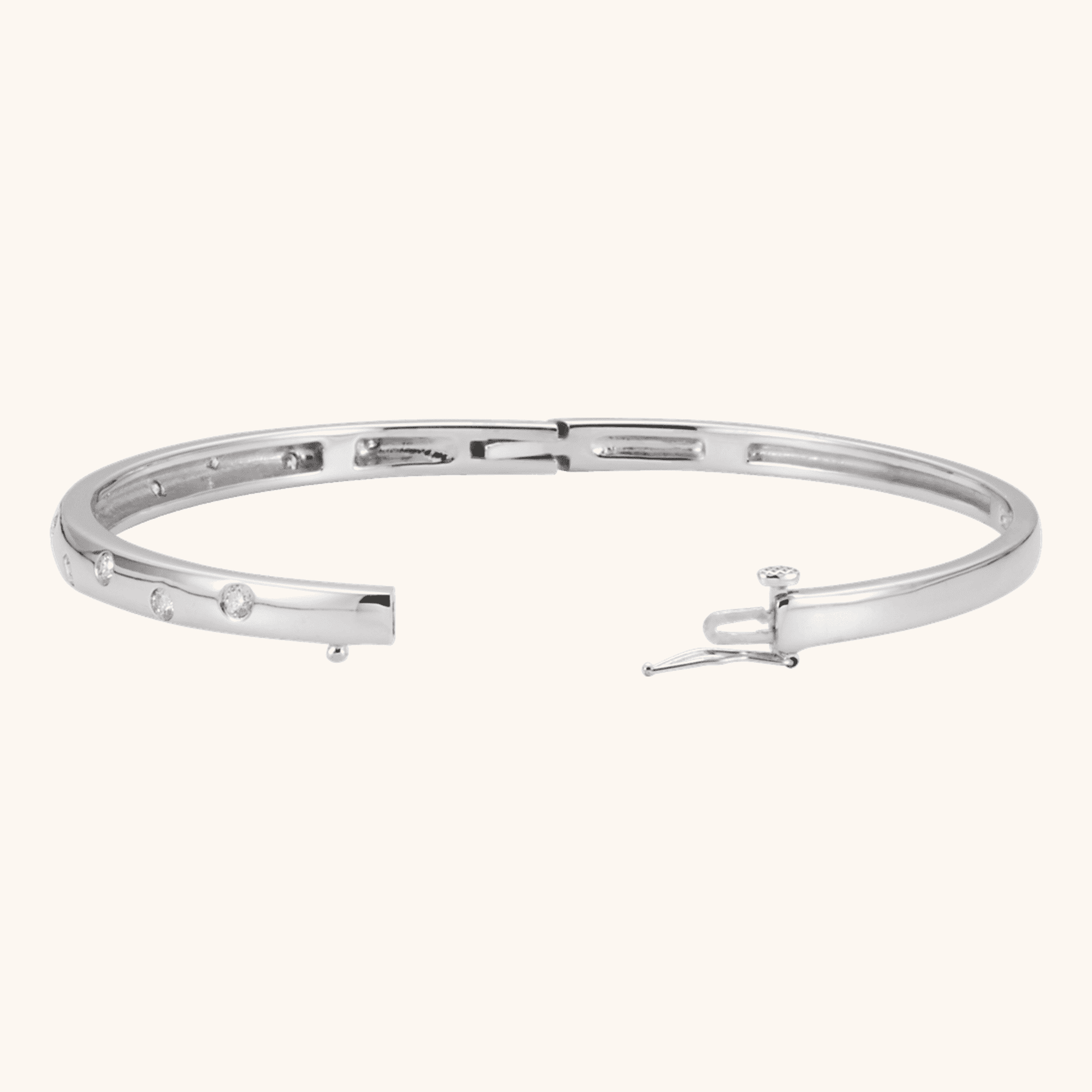 Gold Women Bracelet white