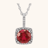 Sterling Silver red