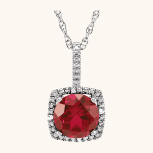 Sterling Silver red