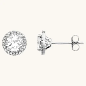 Earrings for Sensitive Ears white