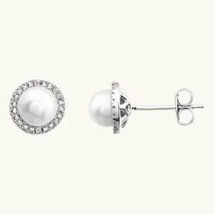 Earrings for Sensitive Ears white