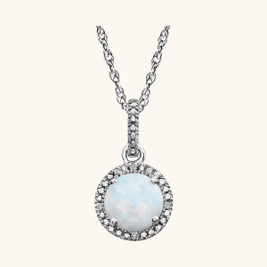 Diamond Necklace opal