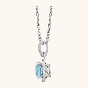 Diamond Necklace blue