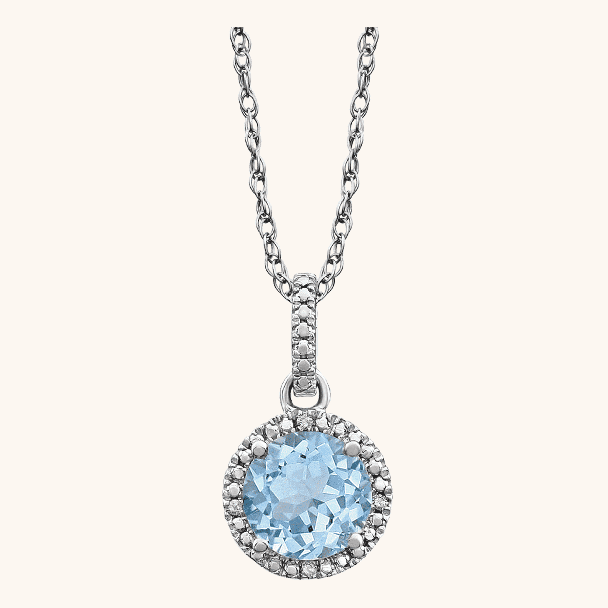Diamond Necklace blue