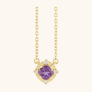 Unique Jewelry Gift Pendant Necklace purple