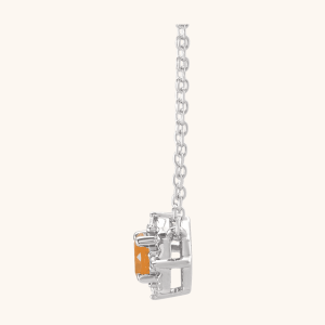 Unique Jewelry Gift Pendant Necklace orange