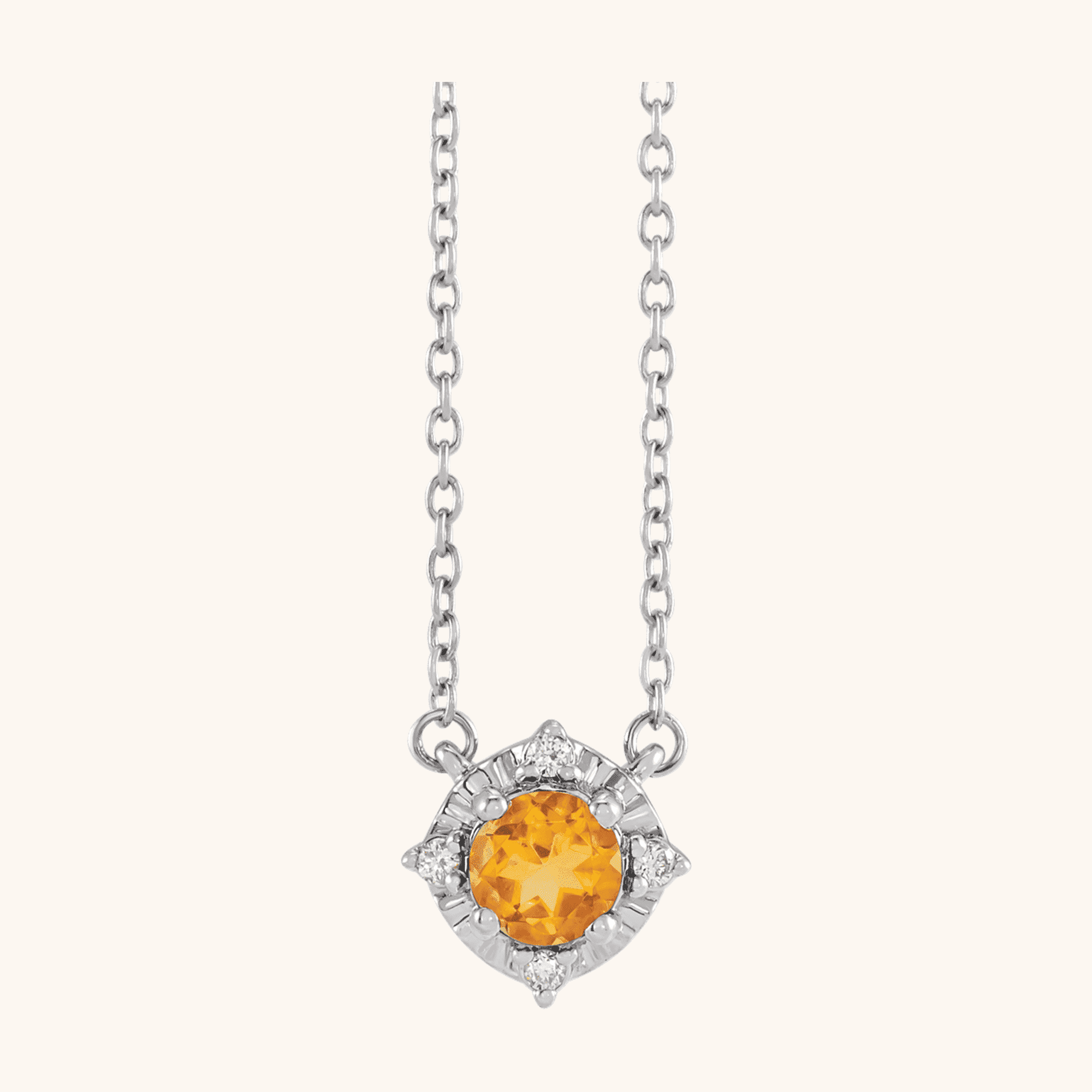 Unique Jewelry Gift Pendant Necklace orange