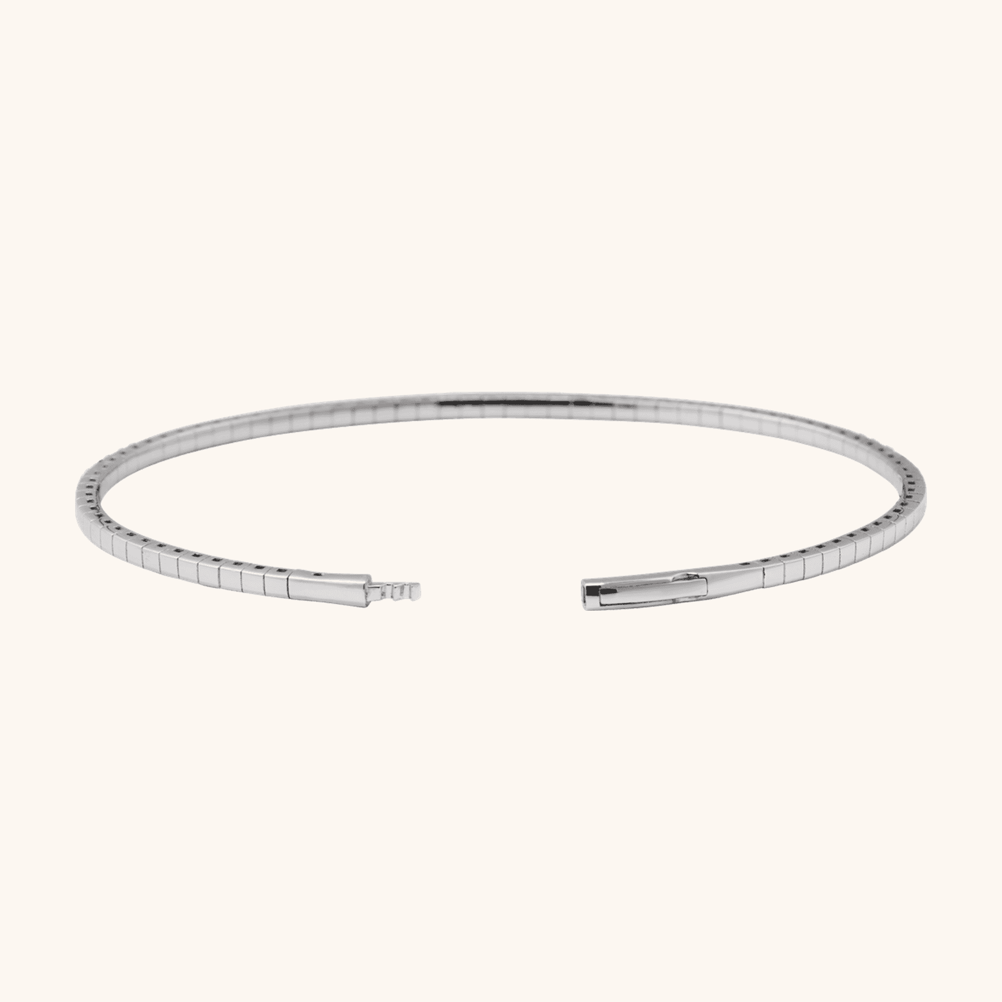 diamond bangle white