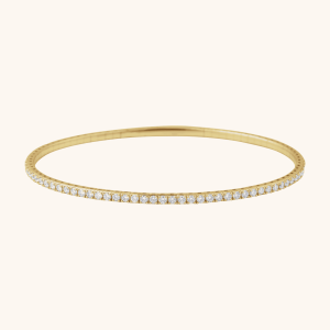 diamond bangle yellow