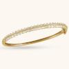 14K yellow gold bangle bracelet