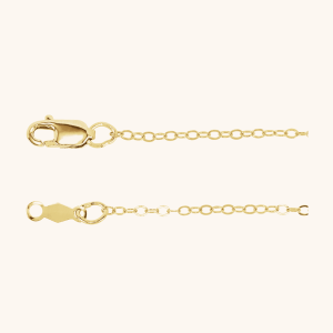 Unisex 14k gold chain yellow
