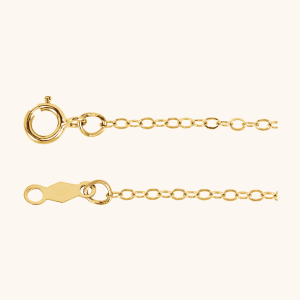 Unisex 14k gold chain yellow