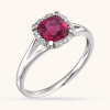 Red Birthstone Ring