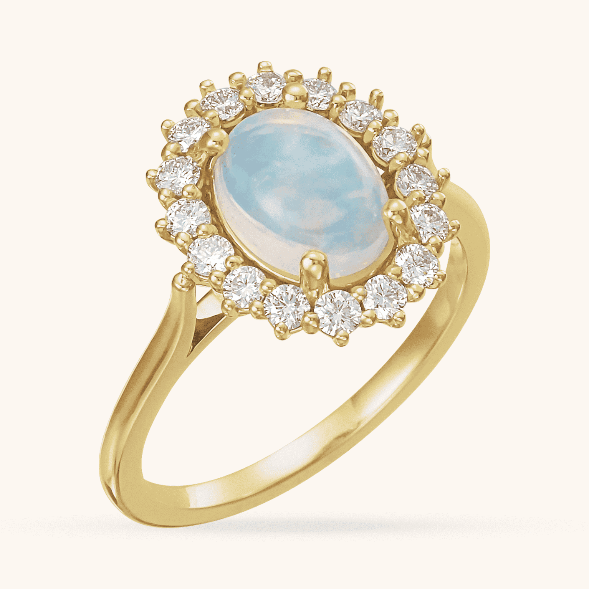 Gold Ring opal