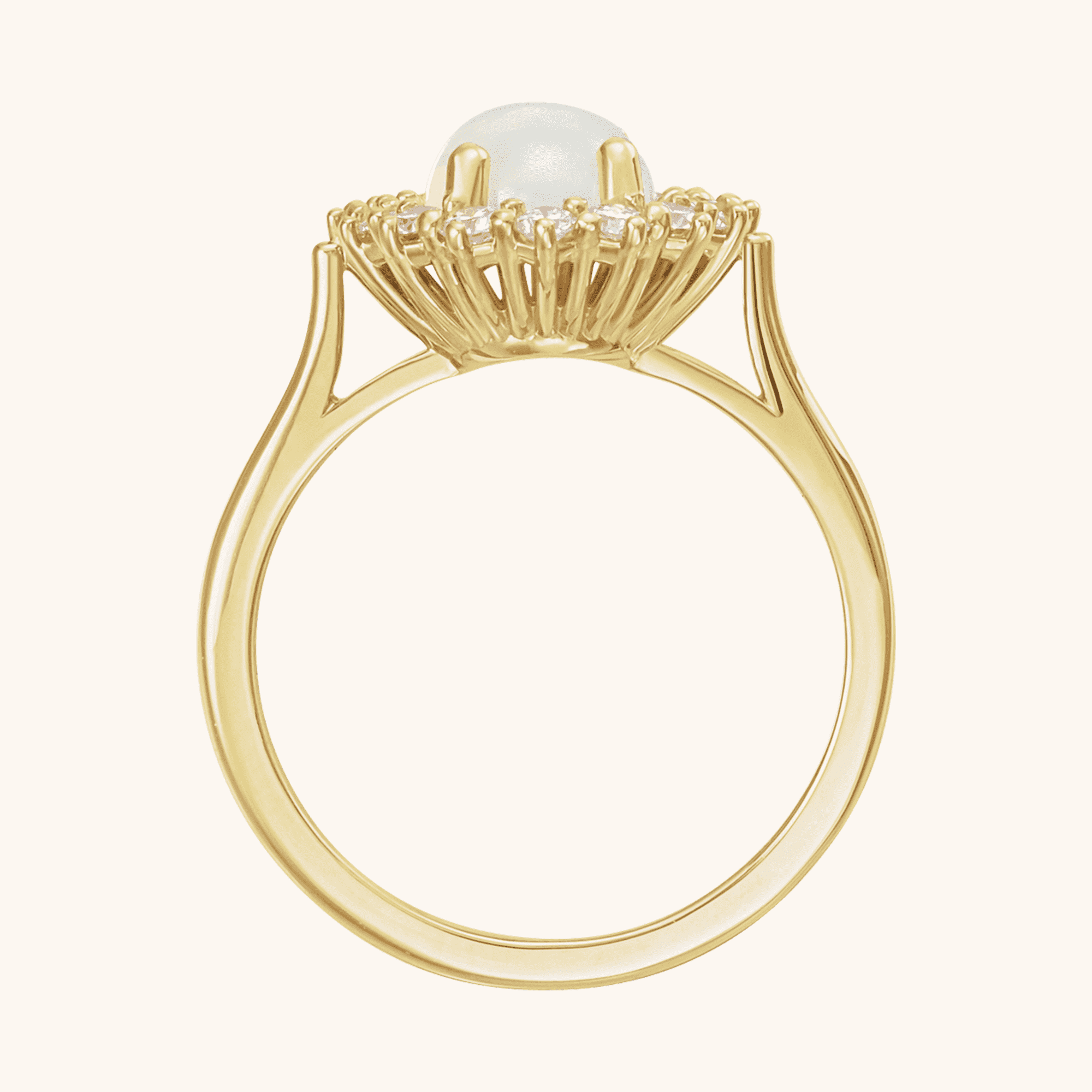 Gold Ring opal