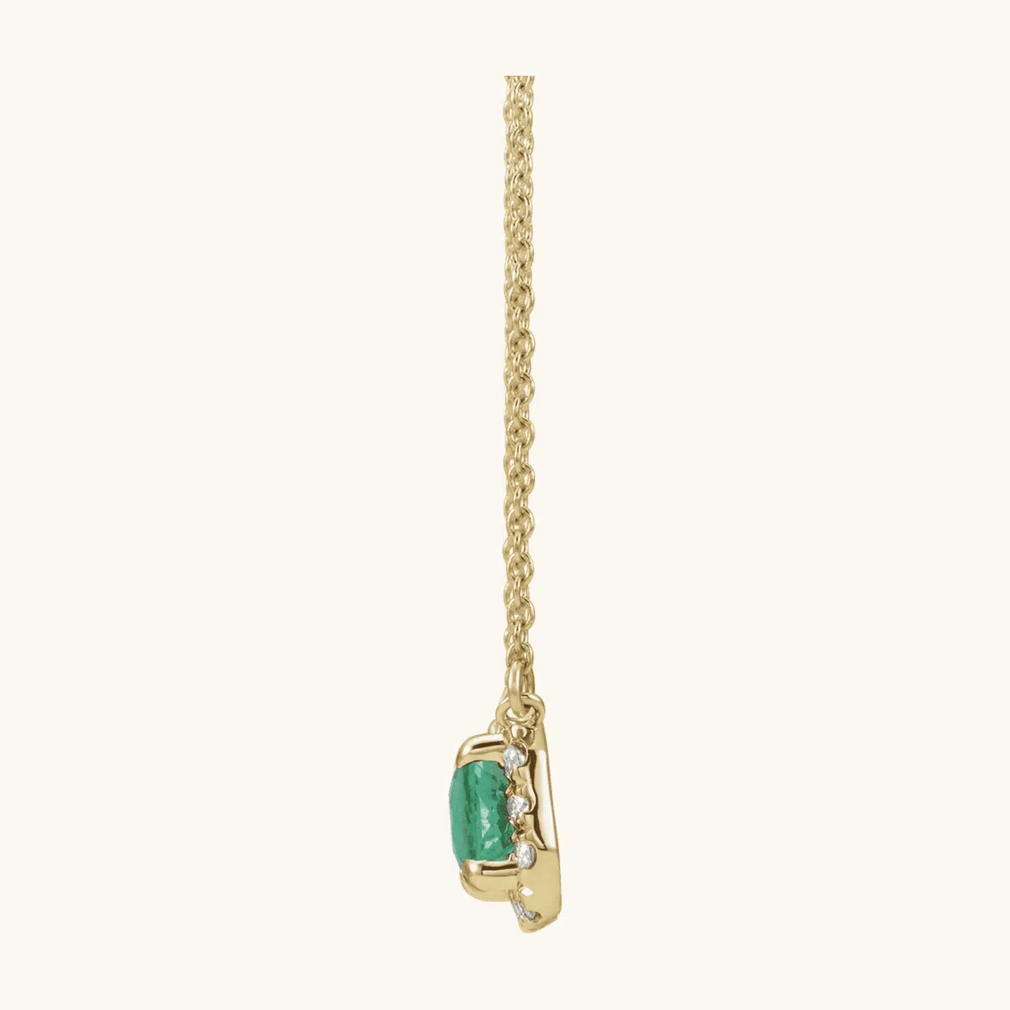 Diamond Necklace Elegant Yellow Gold