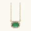 Diamond Necklace Elegant Yellow Gold