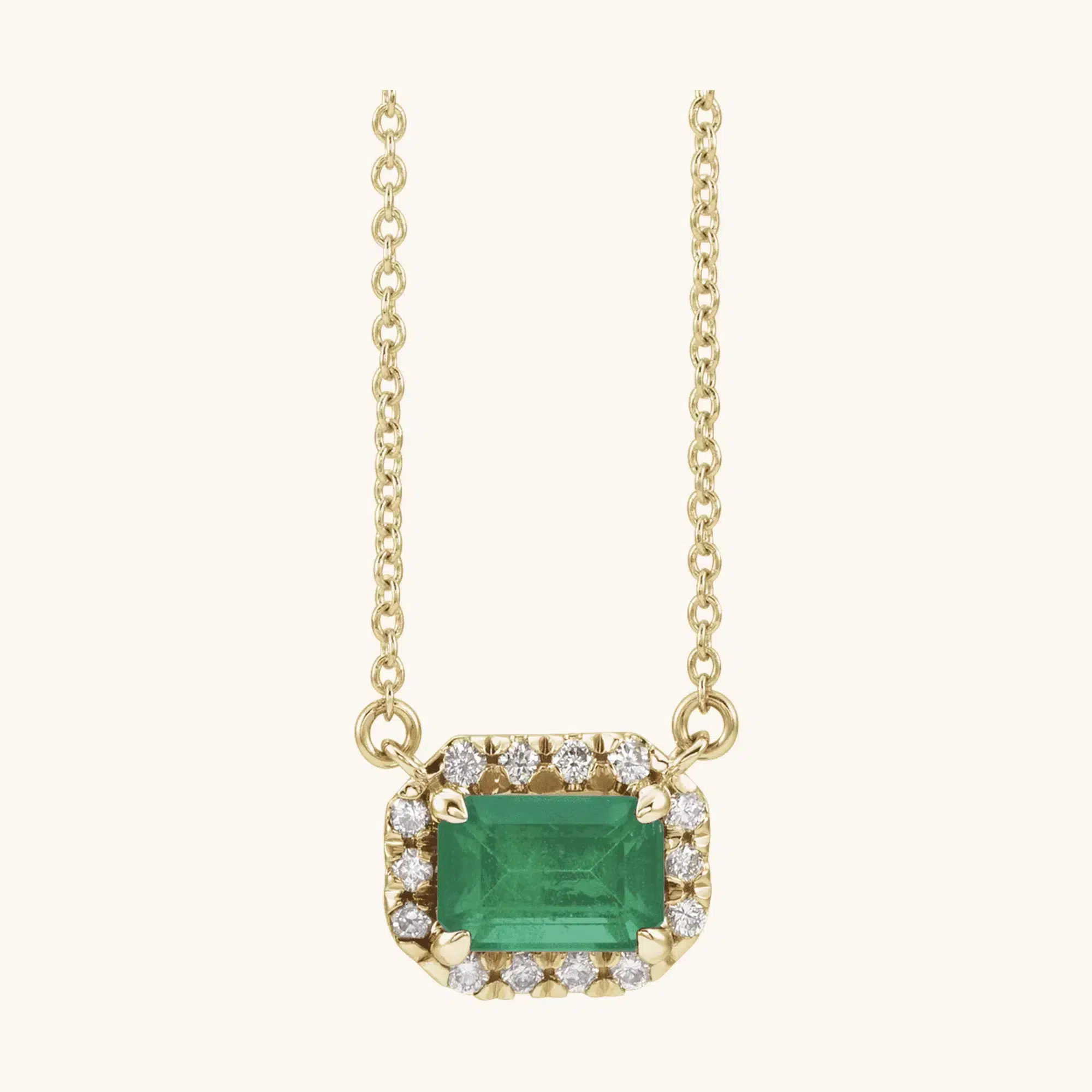Diamond Necklace Elegant Yellow Gold