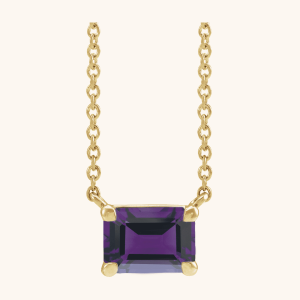 Diamond Jewelry Necklace purple