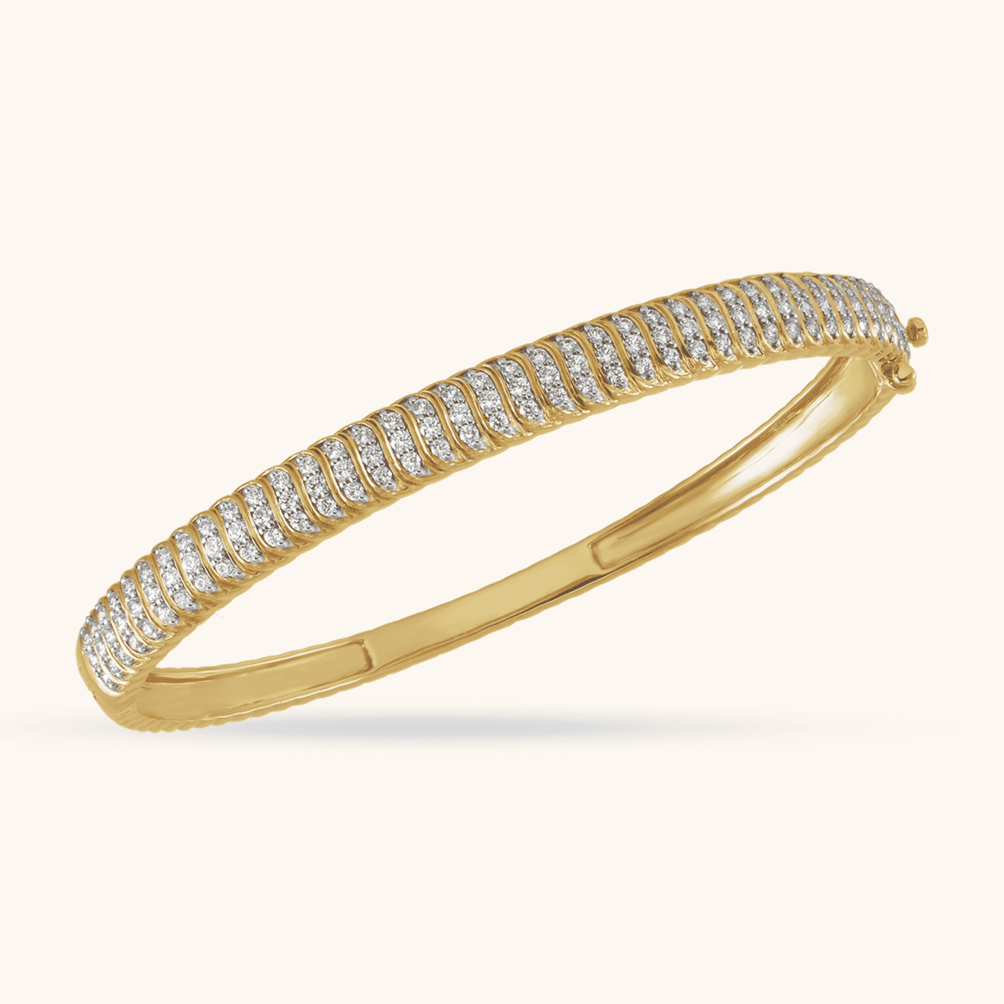 14K Yellow Gold Diamond Bracelet