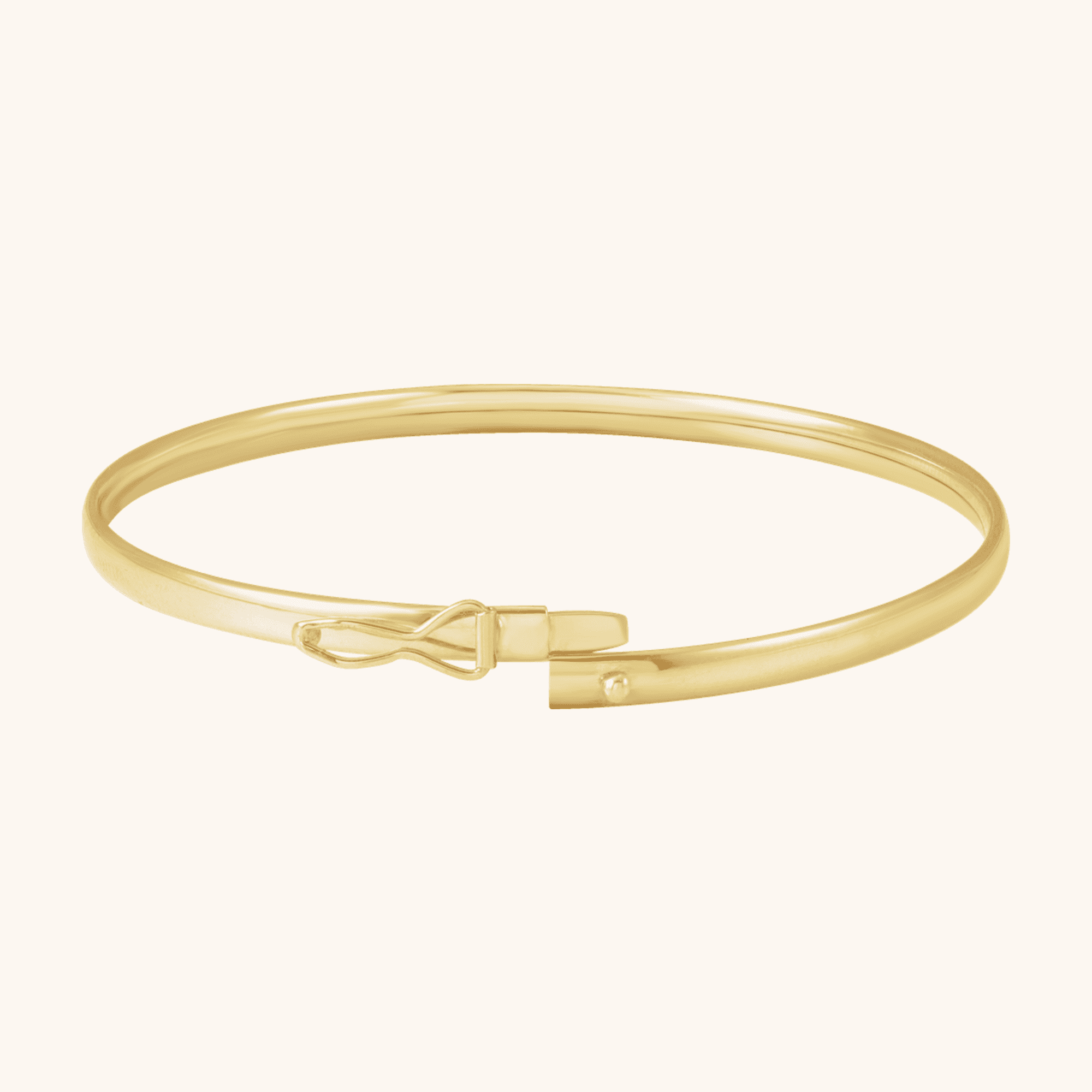 14K Yellow Gold Bangle Bracelet