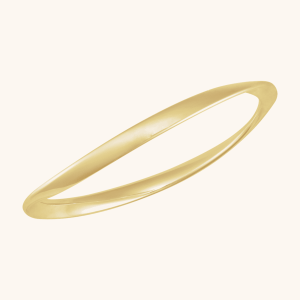 14K Yellow Gold Wavy Women Bracelet Gold