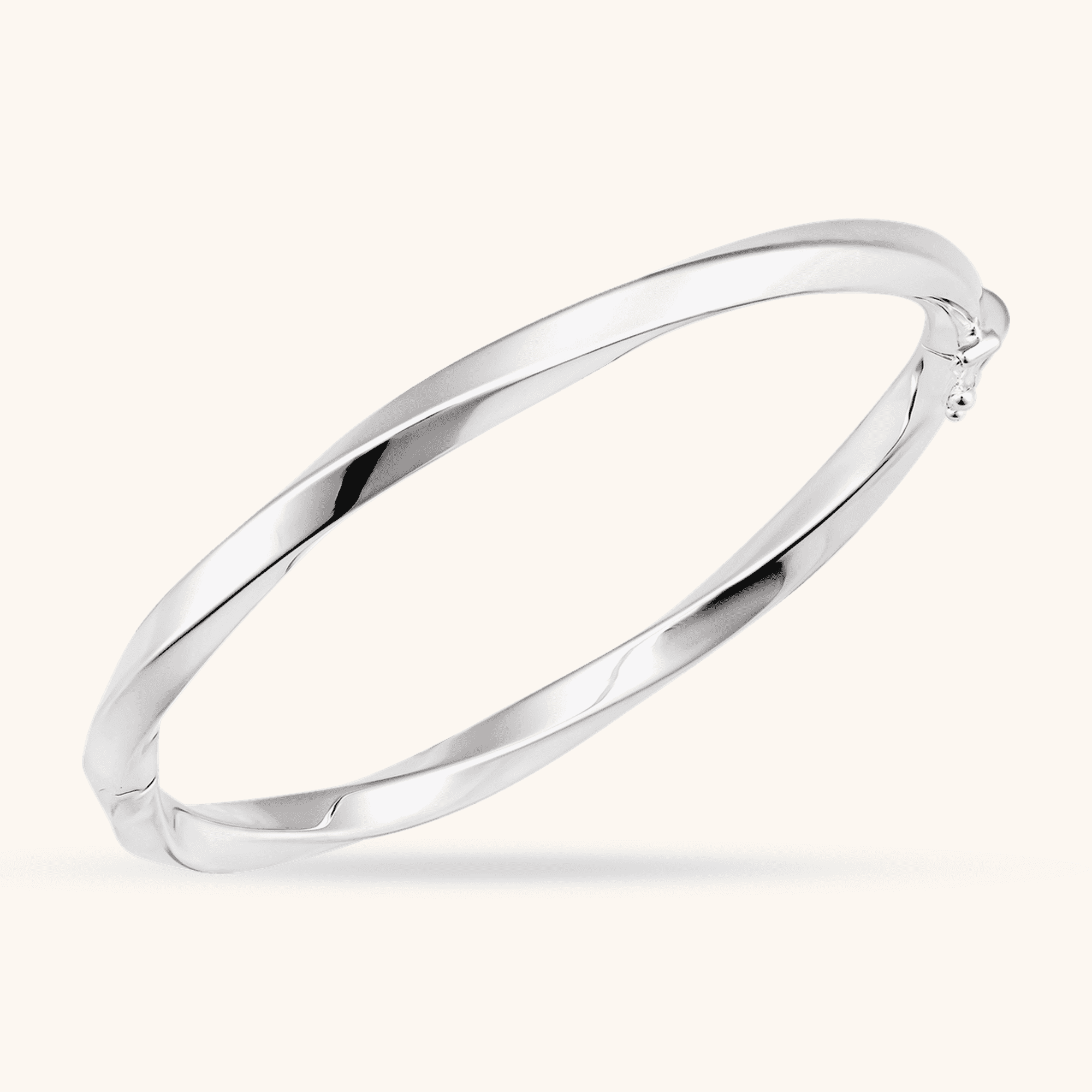 Sterling Silver Twisted Bangle Bracelet