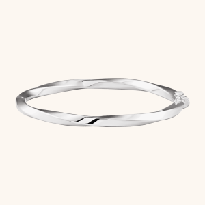 Sterling Silver Twisted Bangle Bracelet