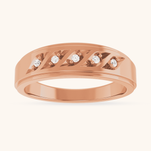 14K Diamond Ring rose