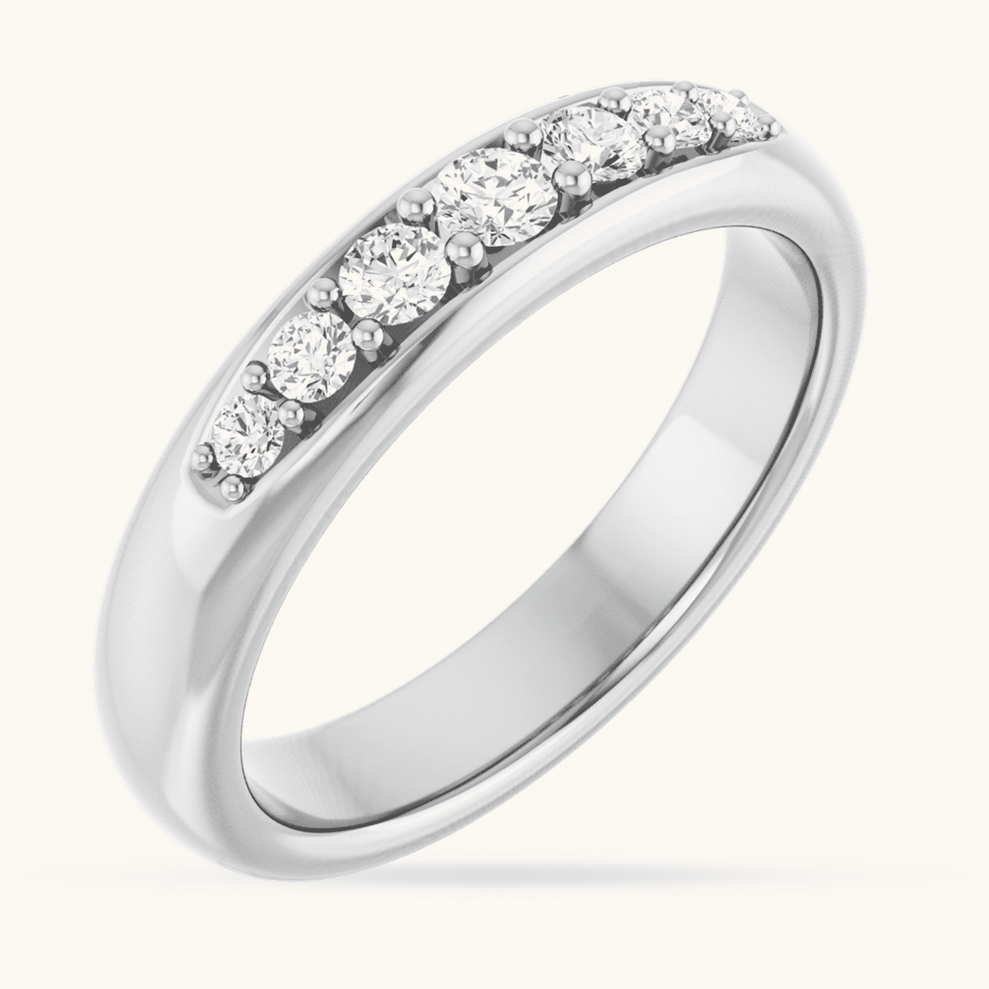 14K Gold Ring white