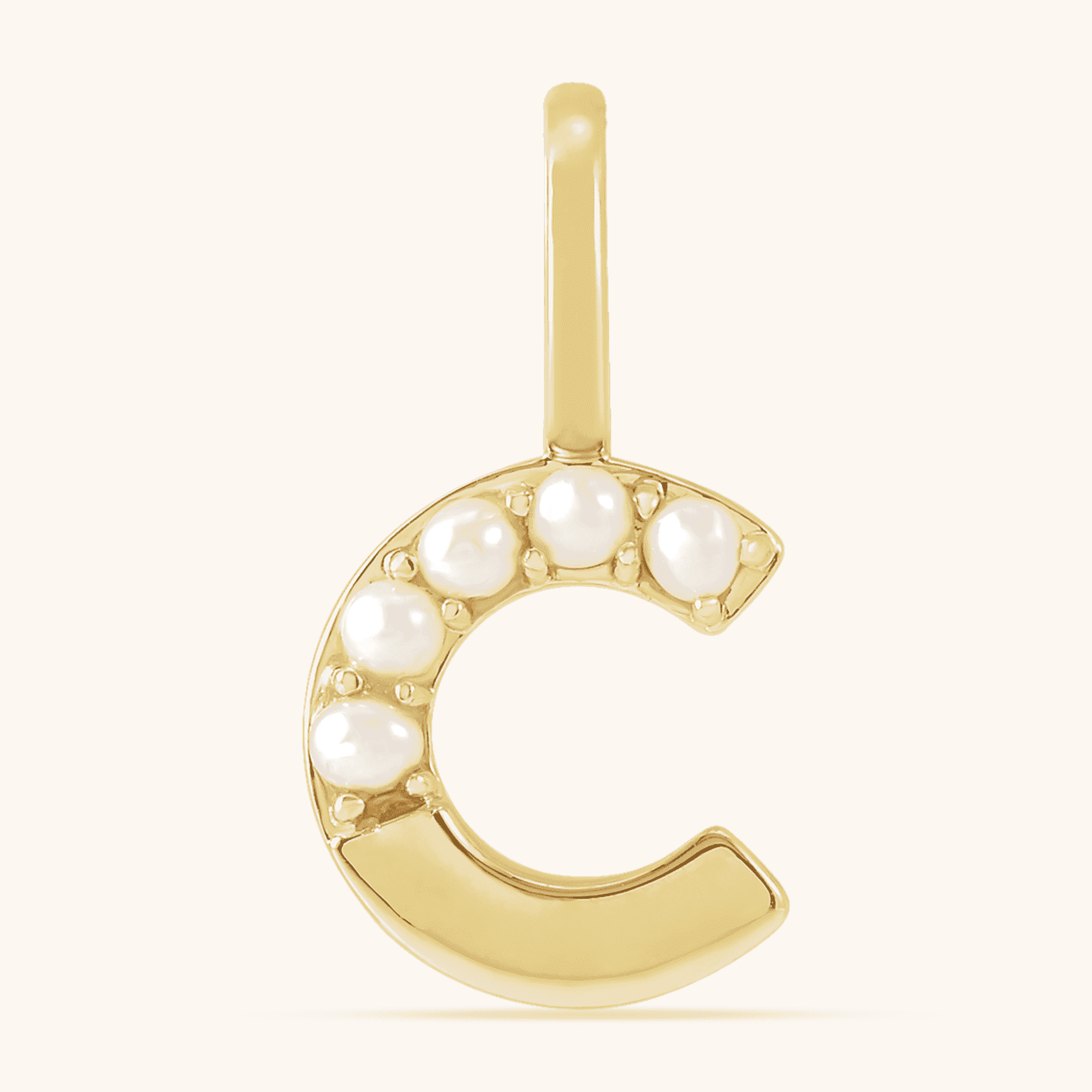 14K Gold Letter Necklace - Image 10