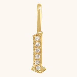 Gothic Initial Necklace