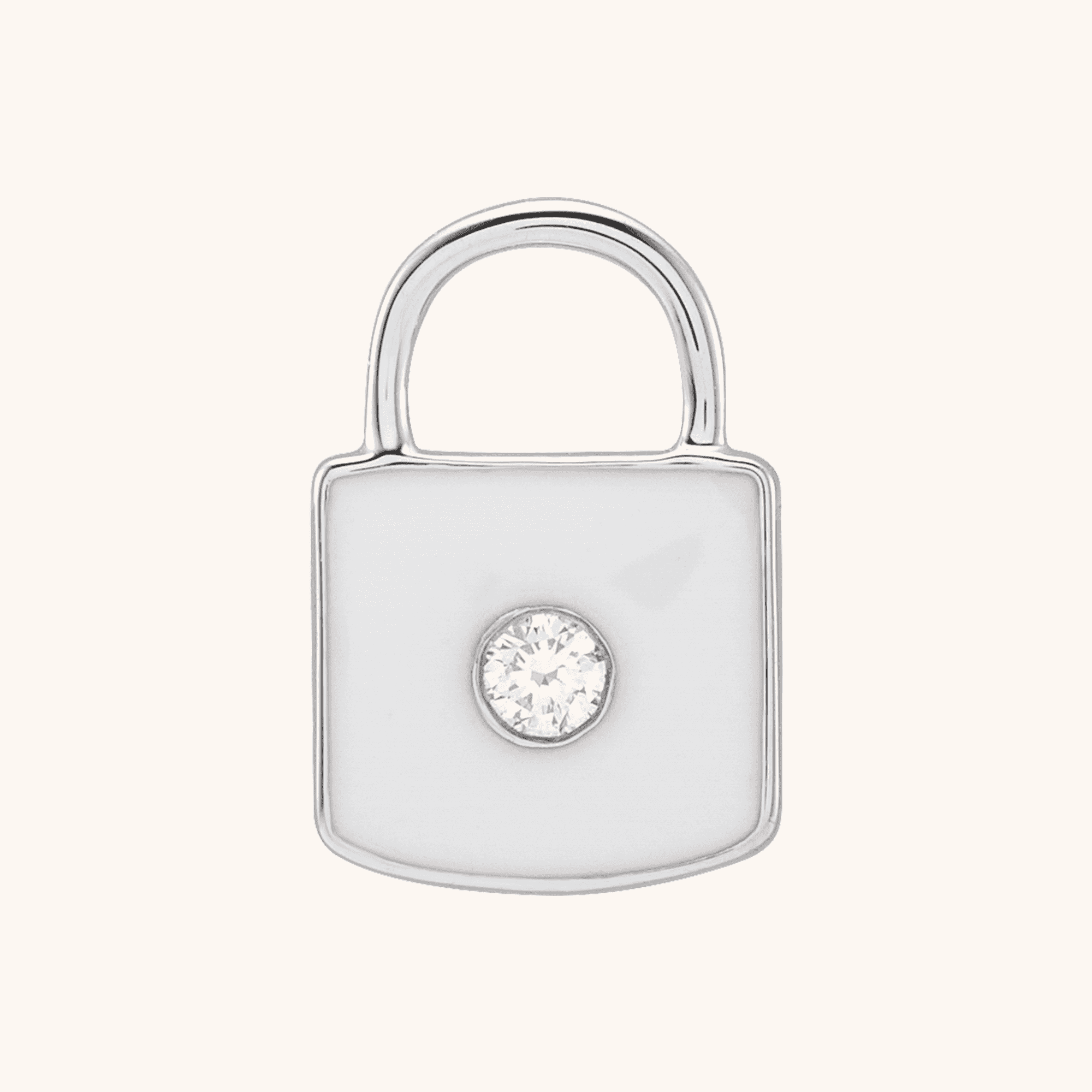 Lock Diamond Necklace