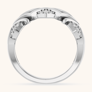 Women Ring 14K Gold white