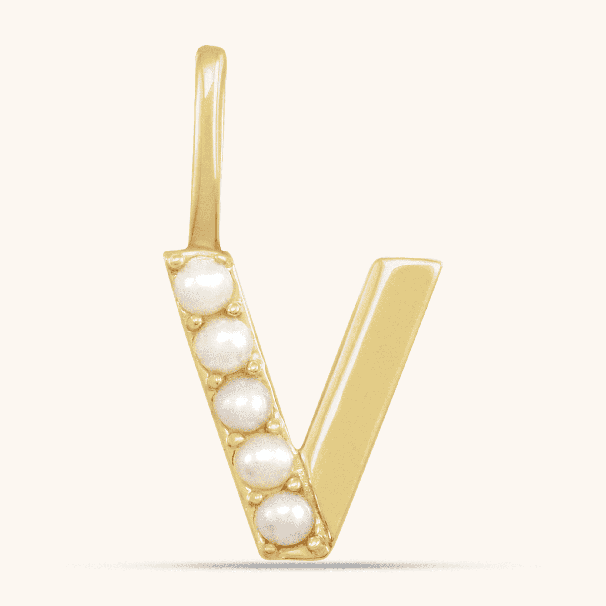 14K Gold Letter Necklace - Image 8