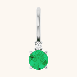 Diamond necklace green
