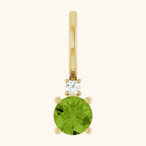 Diamond necklace yellow