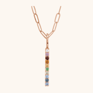 Pendant Necklace Rainbow